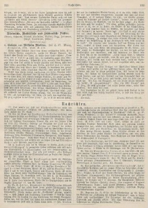 221-222 Nachrichten