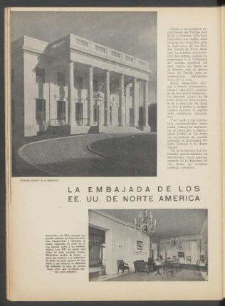 La Embajada de los EE. UU. de Norte América