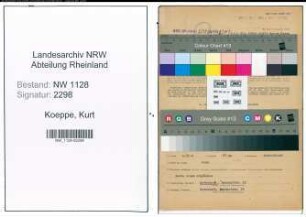Entnazifizierung Kurt Koeppe , geb. 28.03.1914 (Polizist)