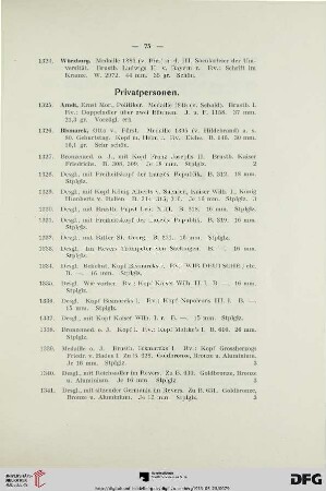 Privatpersonen (Nr. 1325-1368)