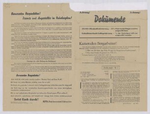 "Kameraden // Bergarbeiter!"
