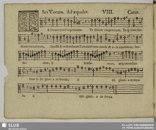 VIII. Te Deum patrem