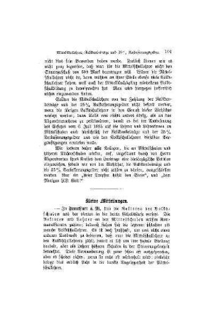 Kleine Mitteilungen