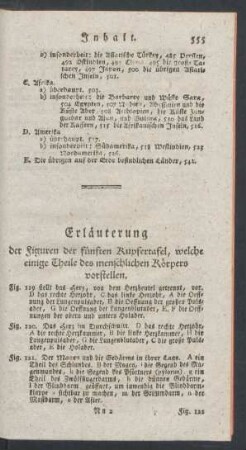 Erlaeuterung der Figuren der fuenften Kupfertafel, [...] ; Druckfehler, Zusaetze und Verbesserungen.