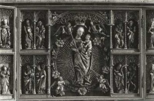 Parchim. Marienkirche. Altar (um 1500), Mittelteil