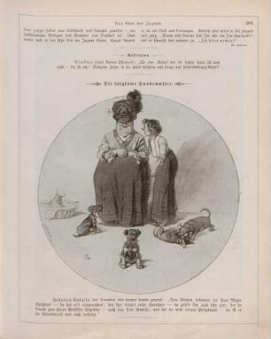 "Die sorgsame Hundemutter"