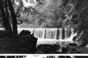 Rabenau. Wehr oberhalb der Rabenauer Mühle