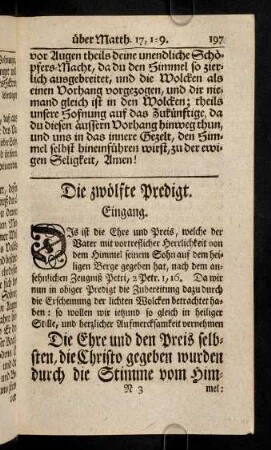197-215, Die zwoelfte Predigt
