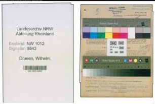 Entnazifizierung Wilhelm Drueen , geb. 26.09.1908 (Fahrmeister)