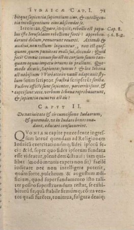 Capvt II.