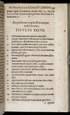 Titulus XXXVII. - Titulus XL.