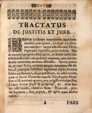 Tractatus De Justitia Et Jure