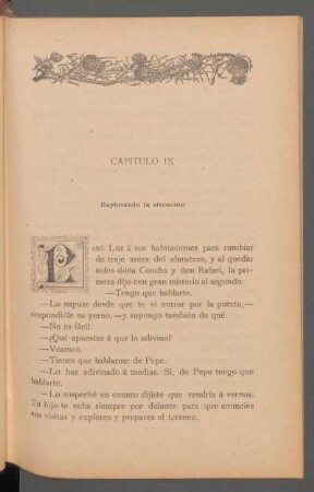 Capítulo IX - Explotando la situación