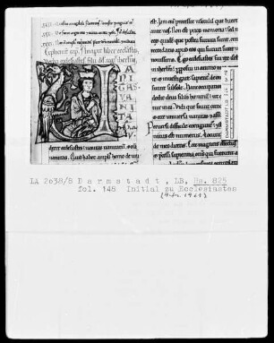 Biblia Sacra omissis psalterio et libris prophetarum — Biblia Sacra omissis psalteria et libris prophetarum (Bd. 2) — Salomo sitzend, Folio 148