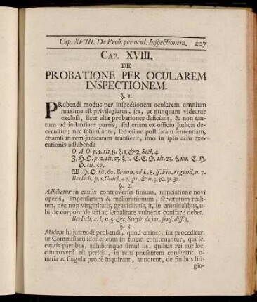 Cap. XVIII. De Probatione Per Ocularem Inspectionem.