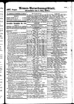 897. Ausgabe. Freitag, 3. März 1916