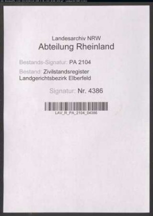 Sterberegister Sonnborn