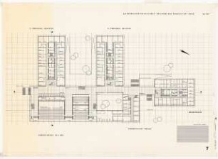 Naturwissenschaftliches Zentrum der Universität Köln: Grundriss EG, 1:200