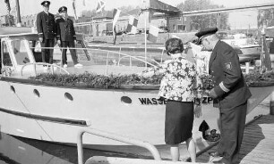Taufe zweier neuer Boote der Wasserschutzpolizei Karlsruhe.