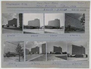 Straßenansichten. Berlin, Mitte, Karl-Marx-Allee (1949-1961 Stalinallee)