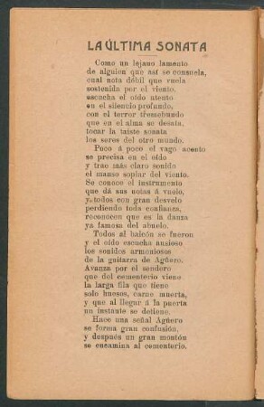 La última sonata