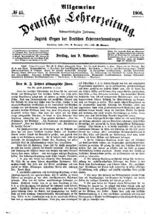 Über G. J. Fichtes pädagogische Ideen