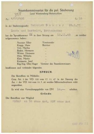 Dommer, Heinrich