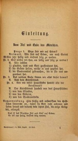 Katechismus der katholischen Religion für die Volksschulen im Bistume Augsburg : Auf hohe oberhirtliche Anordnung