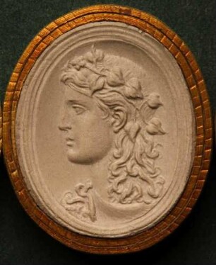 Kopf des Bacchus (Dionysos) (Daktyliothek, Supplement)