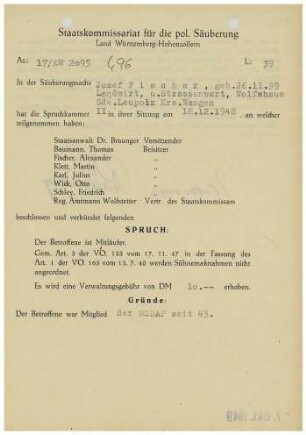 Fischer, Josef