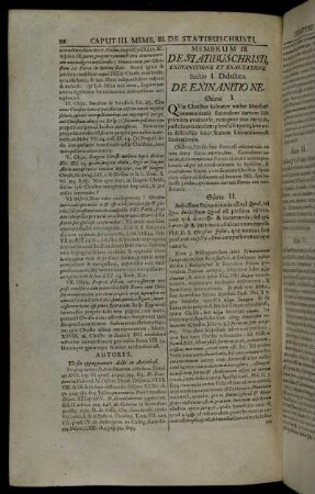 Membrum III. De Statibus Christi [...]