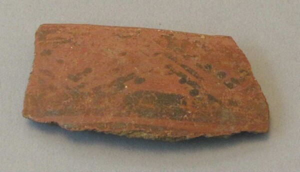 Rim sherd of a clay vessel