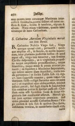 450-456, I. S. Chatharina Aureolam Virginitatis ...