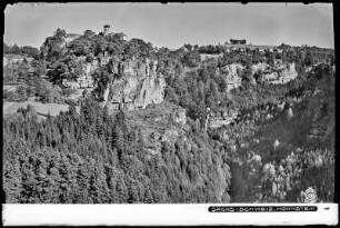 Blick auf Burg Hohnstein