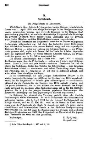102-105, II. Sprechsaal