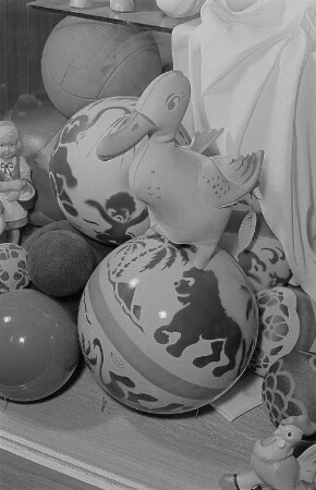 Messestand mit Spielzeug