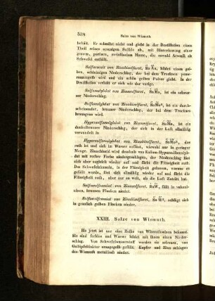 XXIII. Salze von Wismuth.