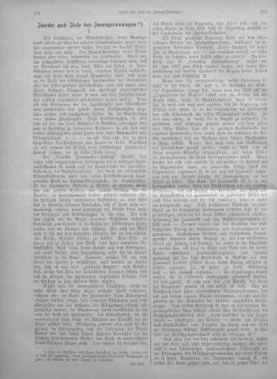 Zwecke und Ziele der Zwangsinnungen.