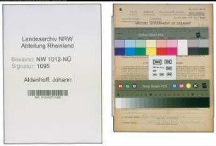Entnazifizierung Johann Aldenhoff , geb. 07.06.1896 (Landwirt)