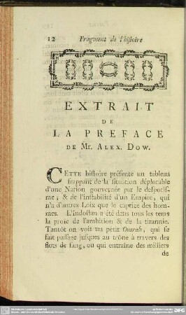 Extrait De La Preface