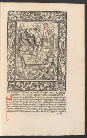 De Resurectione Domini Nostri Iesu Christi Chorda Octava Christiani Decachordi