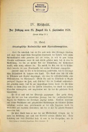 Strategische Briefe, 1