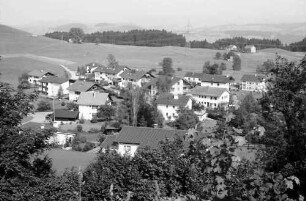 Scheidegg: Gesamtansicht vom Fünfländerblick, Richtung Berge