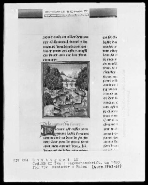 Gaston Phoebus und Kaiser Friedrich II. — ---, Folio 3recto-97verso---, Folio ---Hasen, Folio 15verso