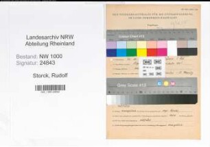 Entnazifizierung Rudolf Storck, geb. 22.10.1899 (Kreissekretaer)