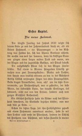 Aus den Frühlingstagen des deutschen Vaterlandes : eine schlesische Geschichte