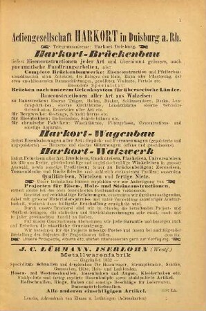 Adressbuch aller Länder der Erde der Kaufleute, Fabrikanten, Gewerbtreibenden, Gutsbesitzer etc : Zugleich Handelsgeographie, Produkten- u. Fabrikanten-Bezugs-Angabe, 4a