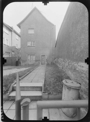 Schmalkalden, Auer Gasse. Wohnhaus. Straßenfront