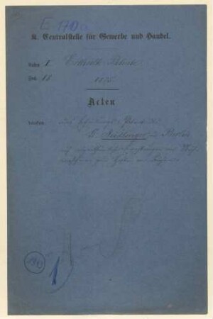 Patent des G. Neidlinger in Berlin auf eigentümliche Einrichtungen an Nähmaschinen zum Heften von Büchern