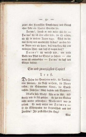 Ein und zwanzigstes Capitel Trost.